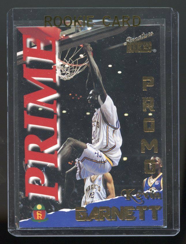 1995 Signature Rookies Prime Promo #16 Kevin Garnett Rookie Card Image 1