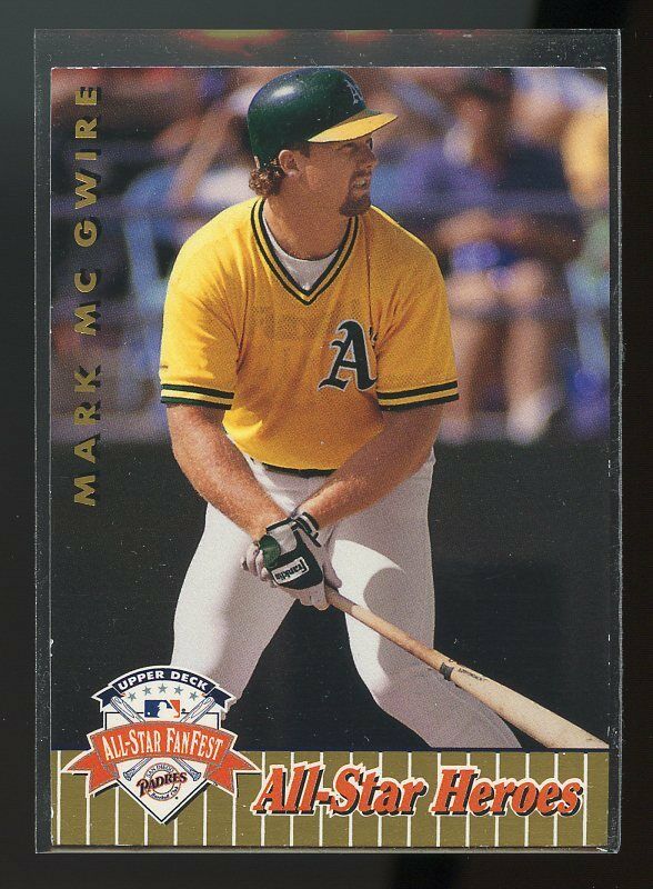 1992 upper deck fanfest gold #32 MARK MCGWIRE oakland athletics Image 1