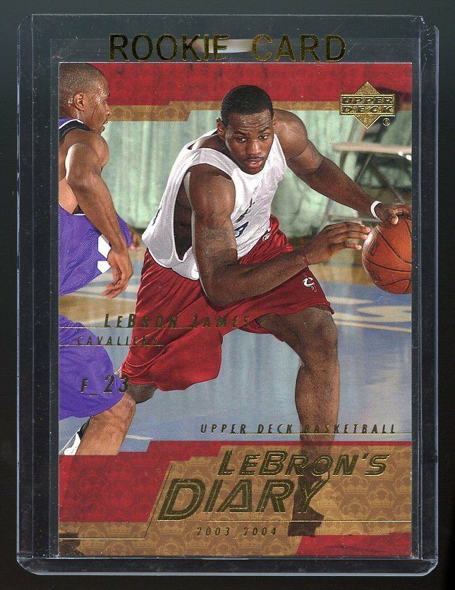 2003-04 Upper Deck Lebron's Diary Lebron James #LJ6 Rookie Card Image 1