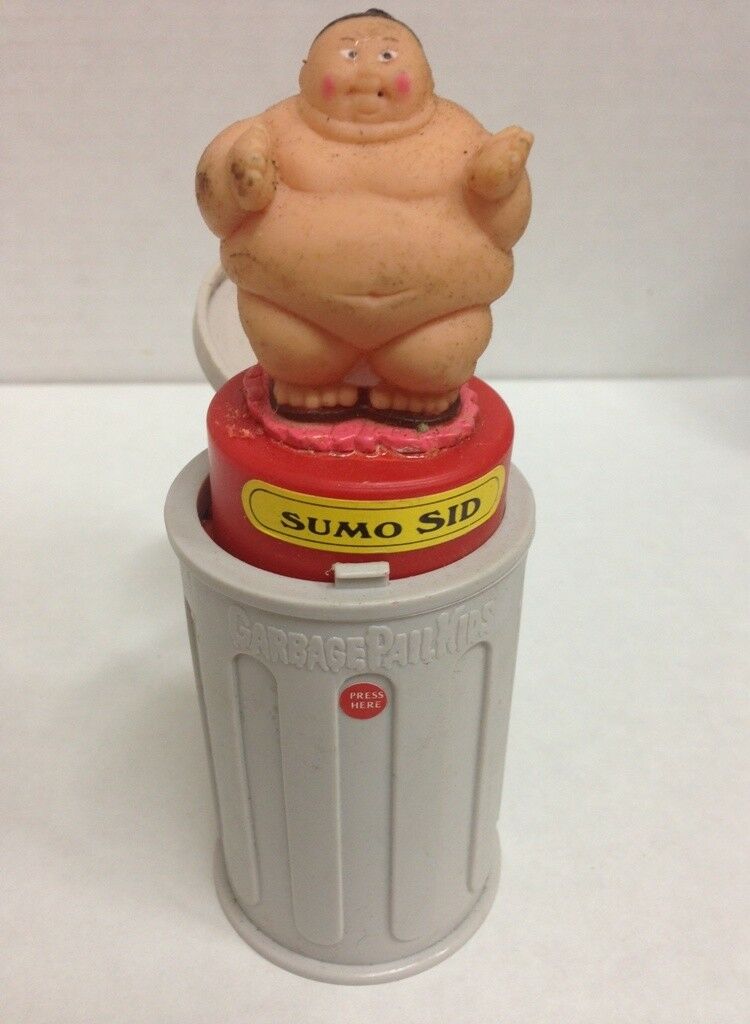 1985 Topps Imperial Toys GARBAGE PAIL KIDS SUMO SID Pop-Up GPK Image 1