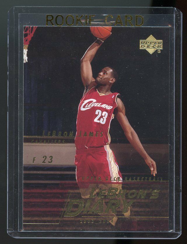 2003-04 Upper Deck Lebron's Diary Lebron James #LJ15 Rookie Card Image 1