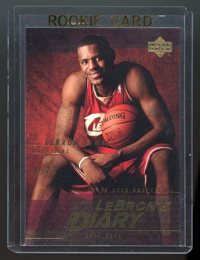 2003-04 Upper Deck Lebron's Diary Lebron James #LJ11 Rookie Card Image 1