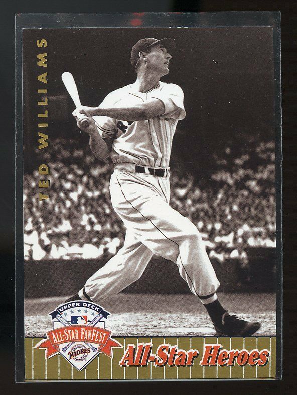 1992 upper deck fanfest gold #50 TED WILLIAMS boston red sox Image 1