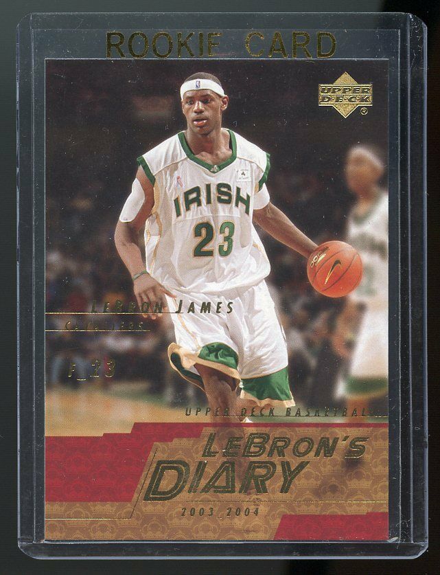 2003-04 Upper Deck Lebron's Diary Lebron James #LJ1 Rookie Card Image 1