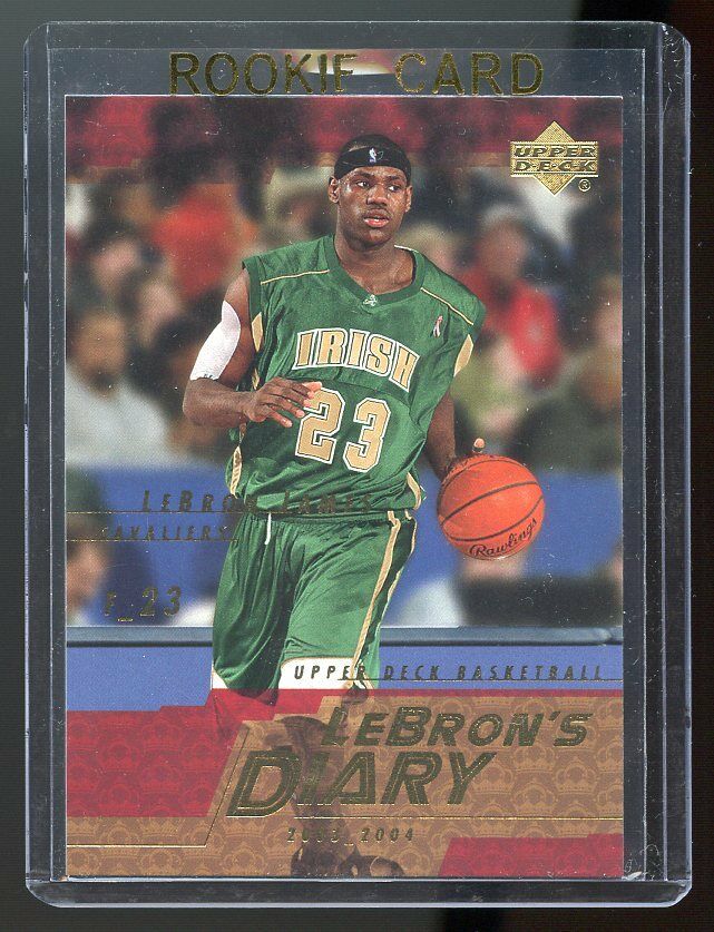 2003-04 Upper Deck Lebron's Diary Lebron James #LJ2 Rookie Card Image 1