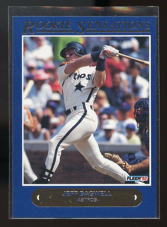 1992 fleer rookie sensations #4 JEFF BAGWELL houston astros Image 1