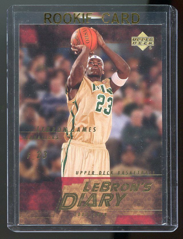 2003-04 Upper Deck Lebron's Diary Lebron James #LJ3 Rookie Card Image 1