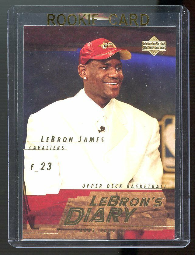 2003-04 Upper Deck Lebron's Diary Lebron James #LJ5 Rookie Card Image 1