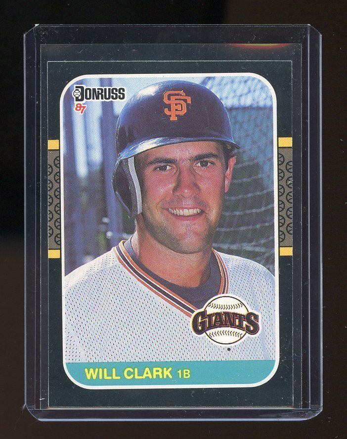 1987 Donruss #66 Will Clark San Francisco Giants Rookie Card Image 1