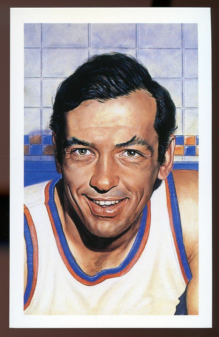 1992-93 Center Court #2 Bill Bradley /10,000 Collectible Post Card Image 1