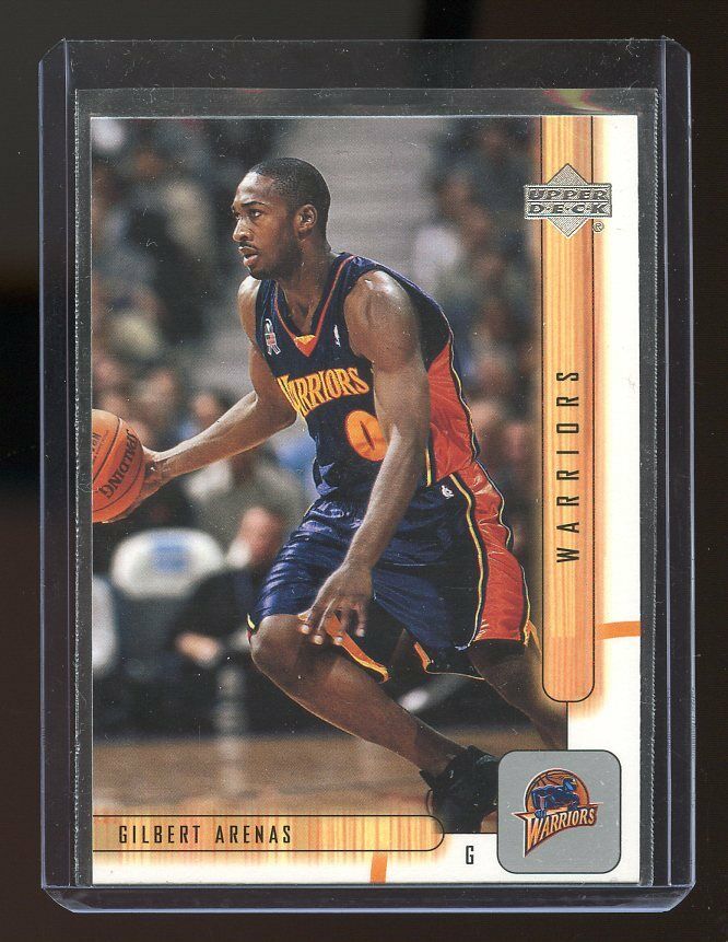 2001-02 Upper Deck #278 Gilbert Arenas Golden State Warriors Rookie Card Image 1