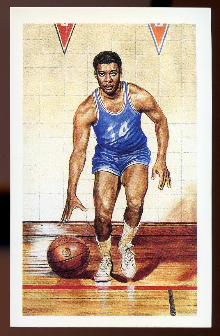 1992-93 Center Court #14 Oscar Robertson /10,000 Collectible Post Card Image 1