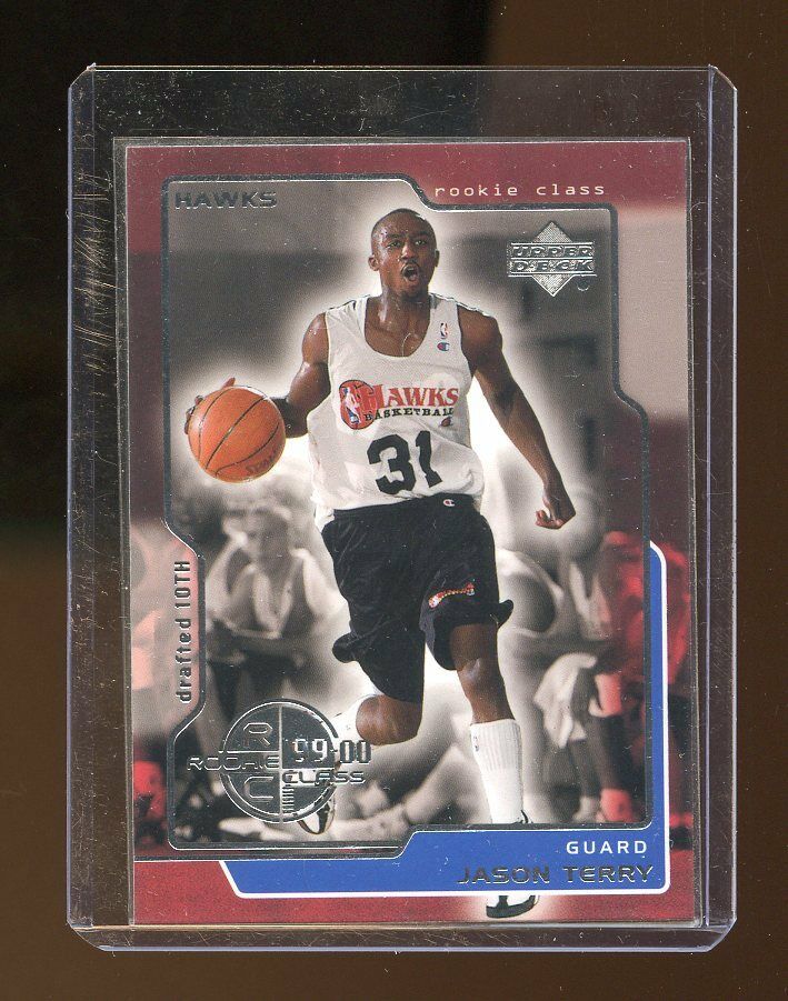 1999-00 Upper Deck #165 Jason Terry Atlanta Hawks Rookie Card Image 1