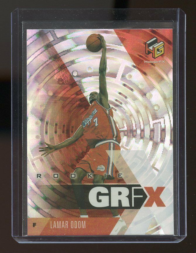 1999-00 Upper Deck HoloGrFX #62 Lamar Odom LA Lakers Rookie Card Image 1