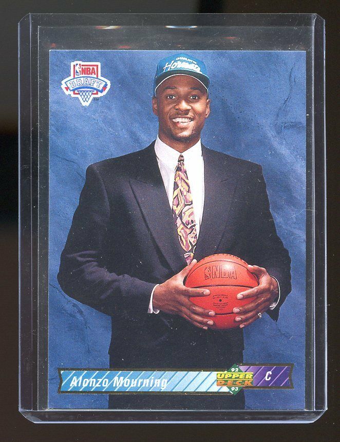 1992-93 Upper Deck #2 Alonzo Mourning Charlotte Hornets Rookie Card Image 1