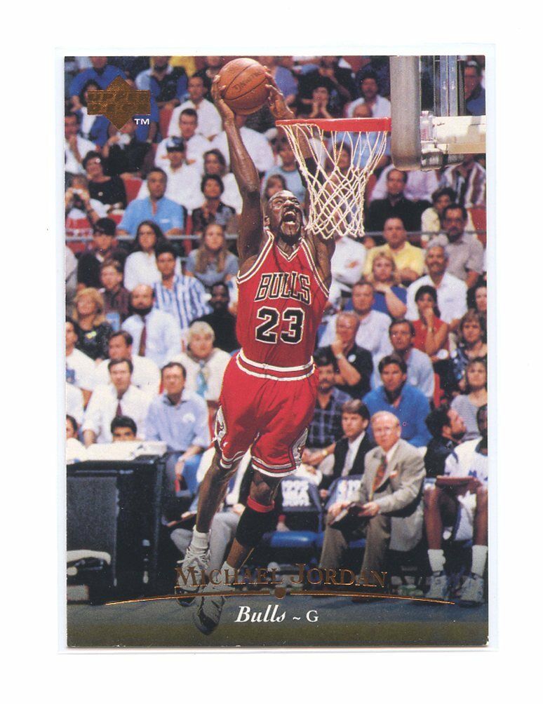 1995-96 Upper Deck #23 (Jersey Number) Michael Jersey Chicago Bulls Card Image 1