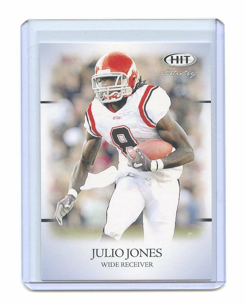 2011 Sage Hit Artistry #43 Julio Jones Rookie Card Image 1