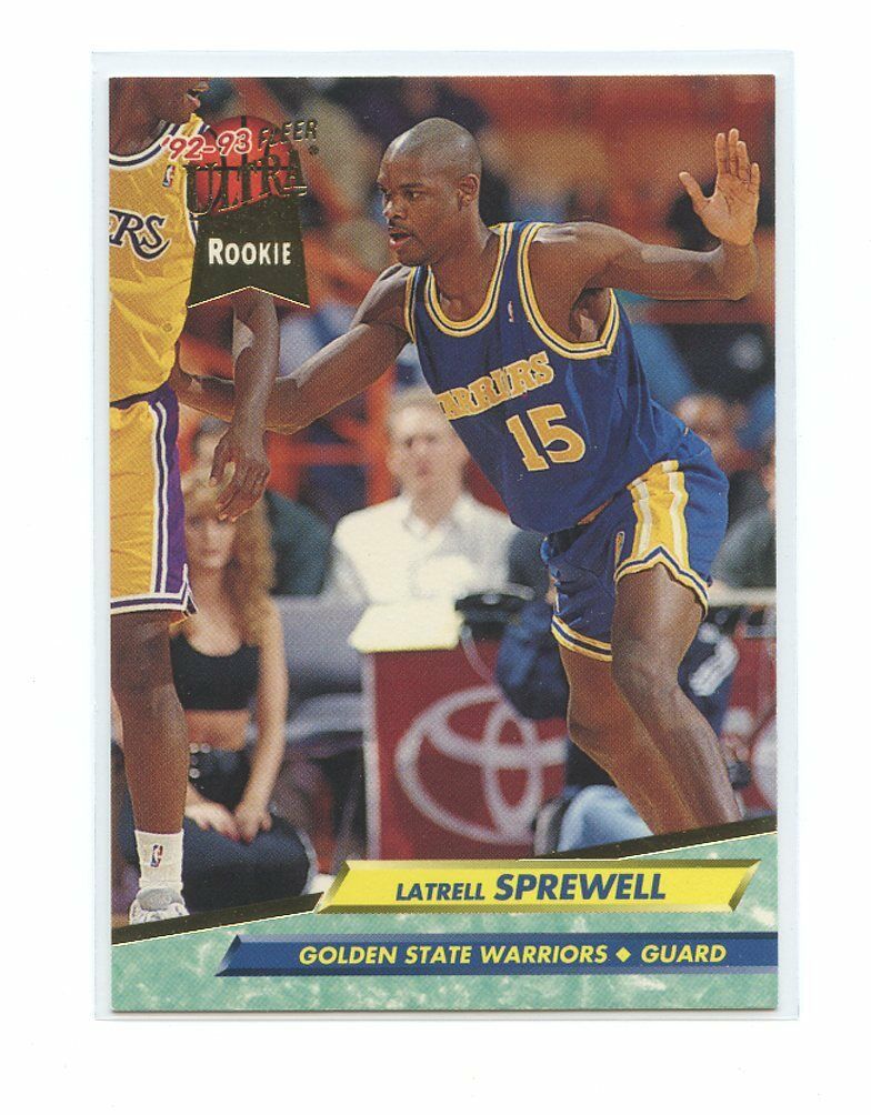 1992-93 Fleer Ultra #266 Latrell Sprewell Golden State Warriors Rookie Card Image 1