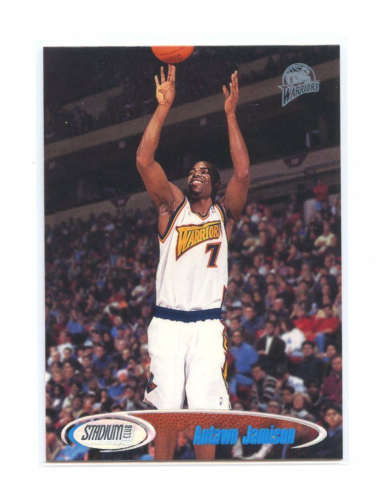 1998-99 Stadium Club #197 Antawn Jamison Golden State Warriors Rookie Card Image 1