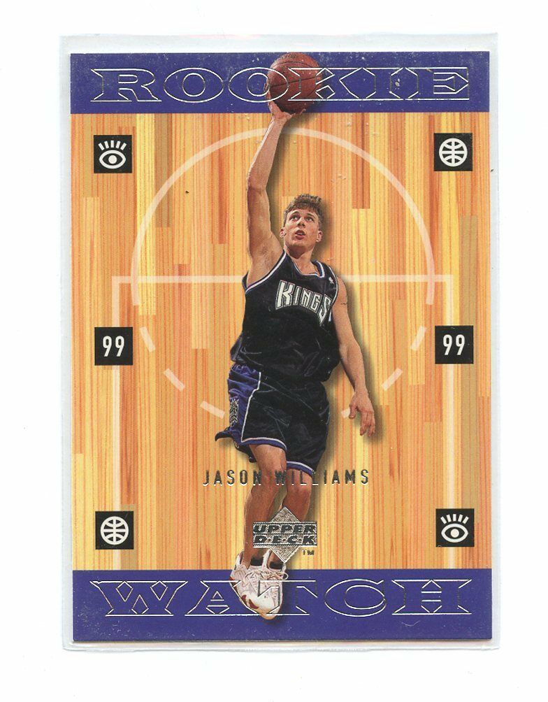 1998-99 Upper Deck #318 Jason Williams Sacramento Kings Rookie Card Image 1