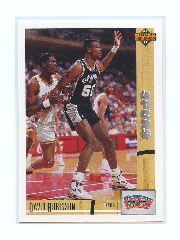 1991-92 Upper Deck #400 David Robinson First Upper Deck Card Image 1