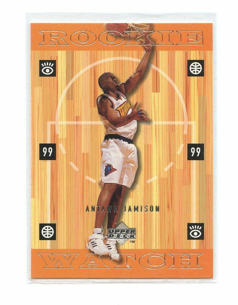 1998-99 Upper Deck #315 Antawn Jamison Golden State Warriors Rookie Card Image 1