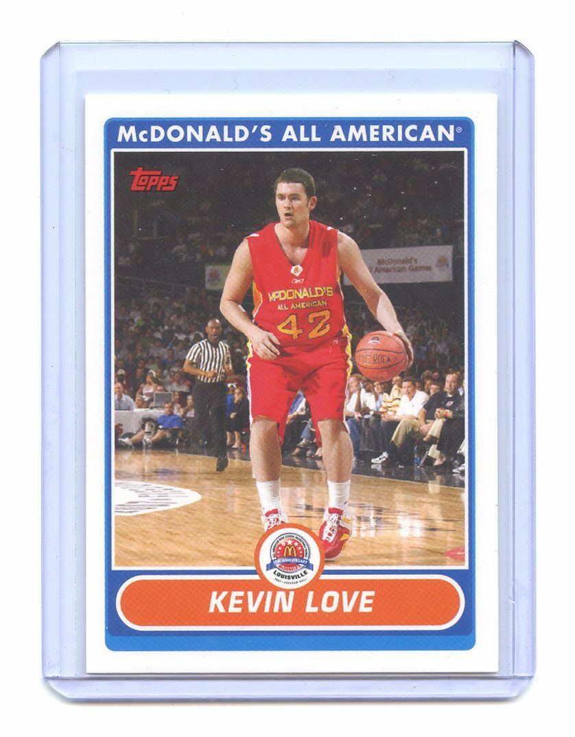 2007 Topps McDonald's All-American #KL Kevin Love Memphis Grizzlies Rookie Card Image 1