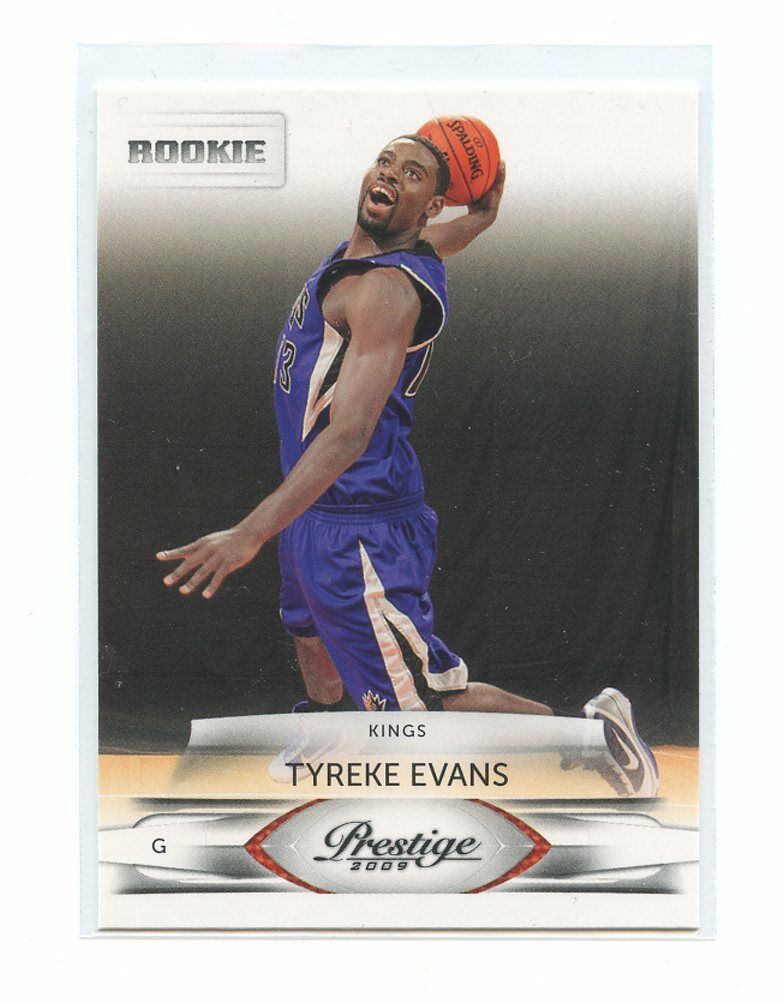 2009-10 Panini Prestige #204 Tyreke Evans Sacramento Kings Rookie Card Image 1