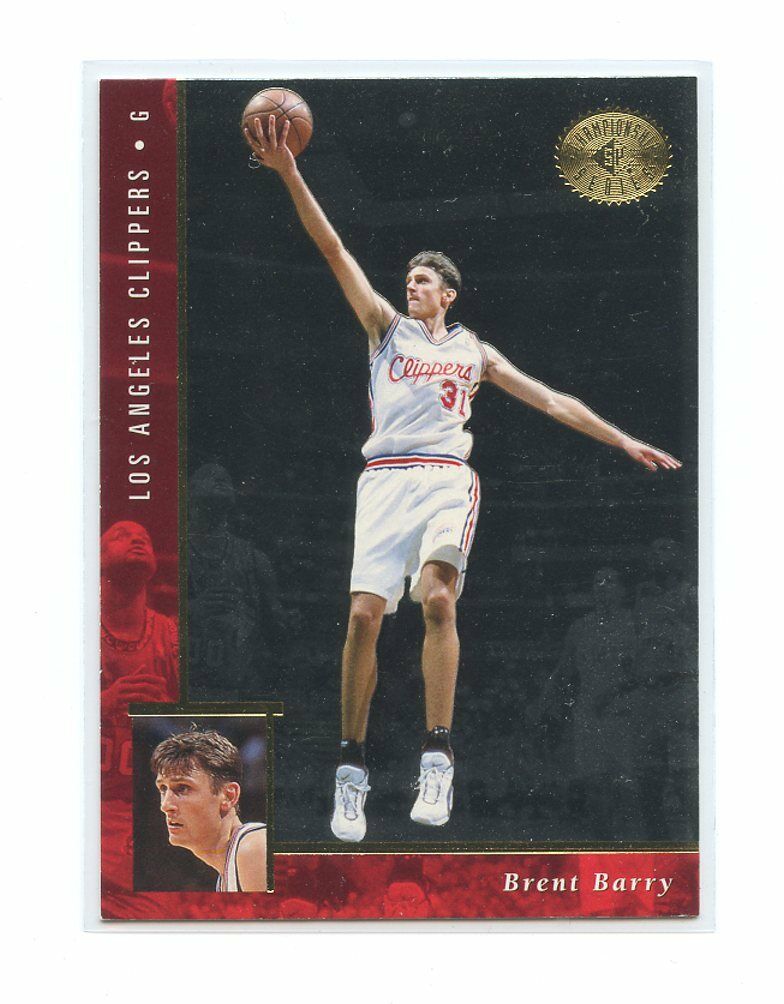 1995-96 SP Championship #46 Brent Barry Los Angeles Clippers Rookie Card Image 1