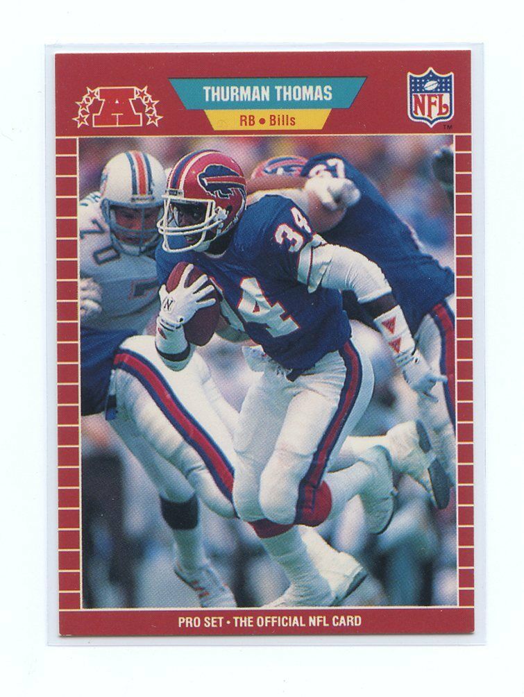 1989 Pro Set #32 Thurman Thomas Buffalo Bills Rookie Card Image 1