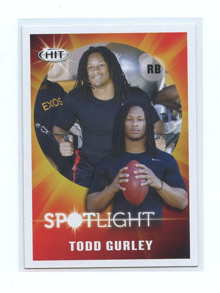 2015 Sage Spotlight #94 Rams Todd Gurley Rookie Card Image 1