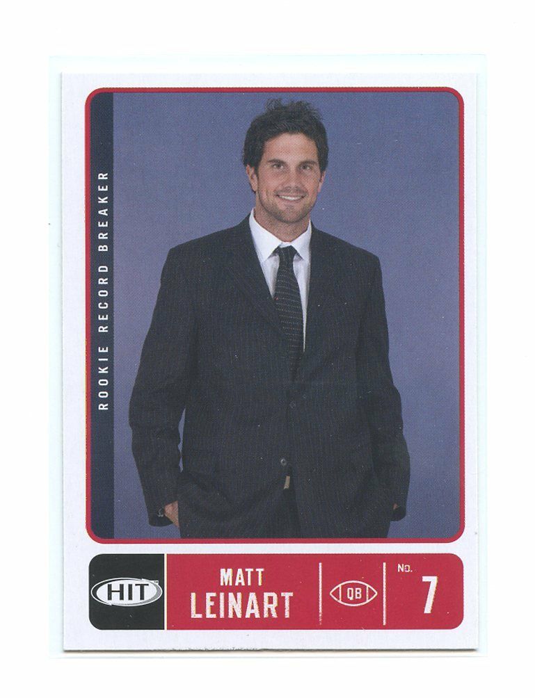 2006 Sage Hit #ML Matt Leinart USC Arizona Cardinals Rookie Card Image 1