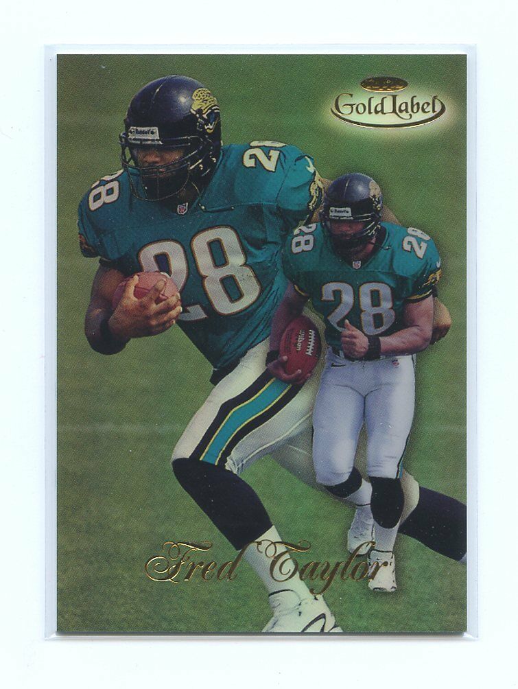 1998 Topps Gold Label #17 Fred Taylor Jacksonville Jaguars Rookie Card Image 1