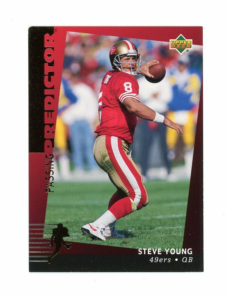 1994 Upper Deck Predictor League Leaders Redemption #R2 Steve Young Card Image 1