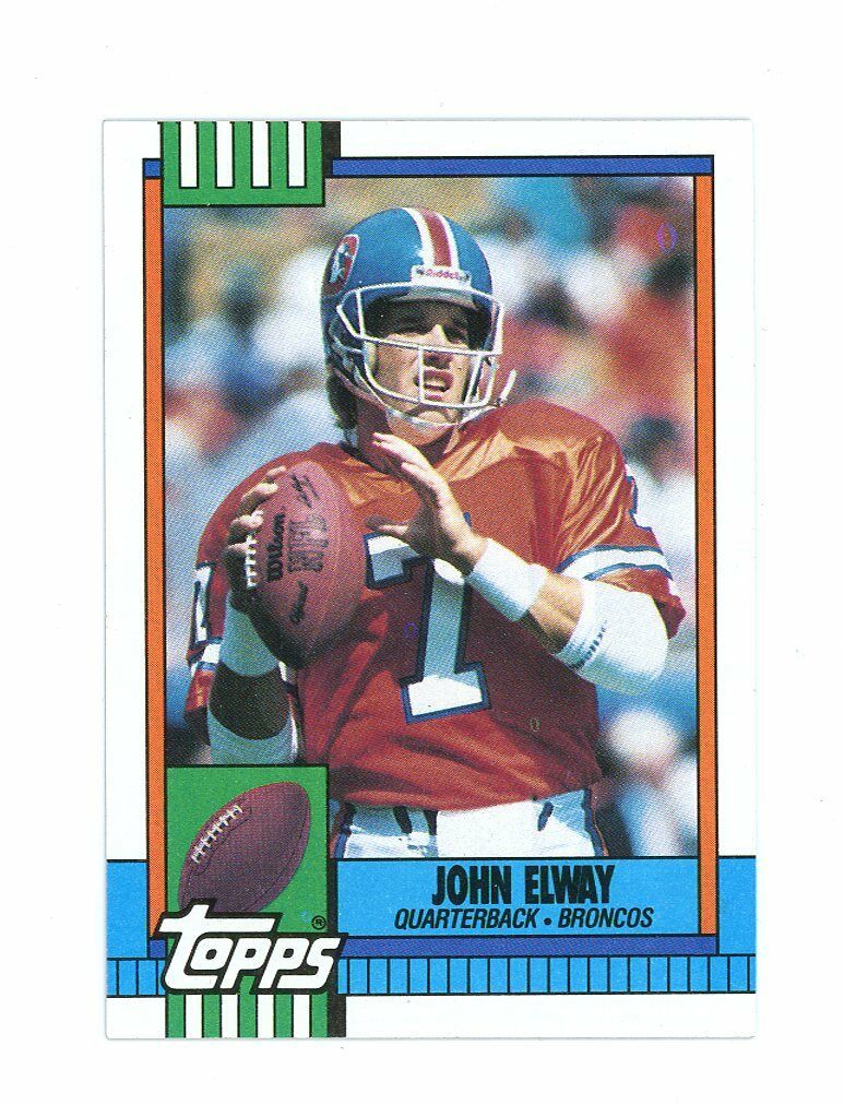 1990 Topps #37 John Elway Denver Broncos 6th Year Card Image 1