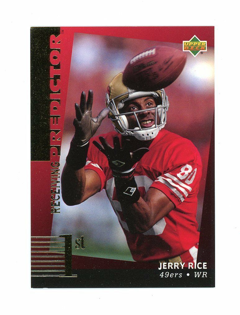 1994 Upper Deck Predictor League Leaders Redemption #R21 Jerry Rice Card Image 1