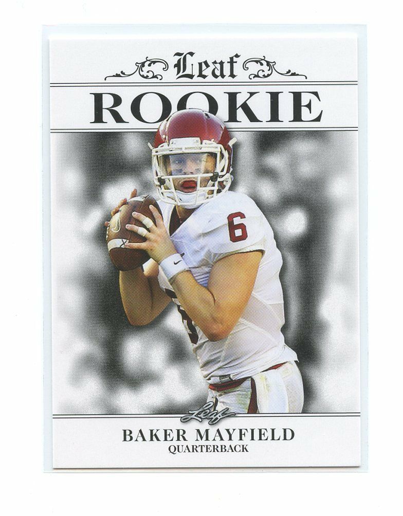 2018 Leaf #RA-01 Baker Mayfield Cleveland Browns Rookie Card Image 1