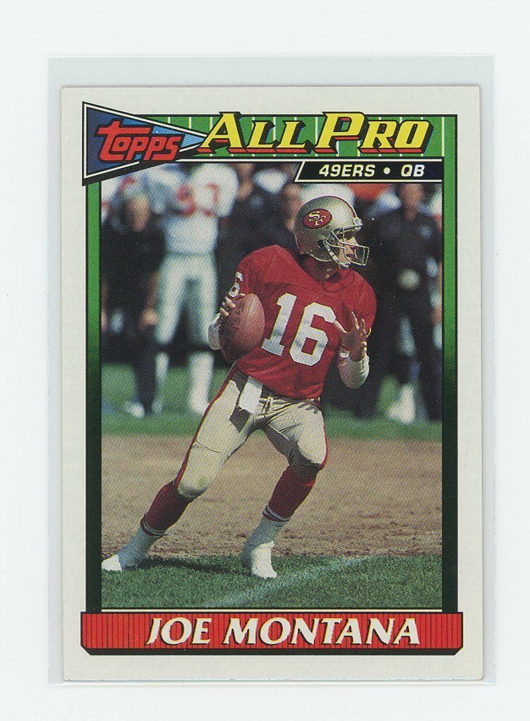 1991 Topps All Pro #73 Joe Montana San Francisco 49ers Card Image 1