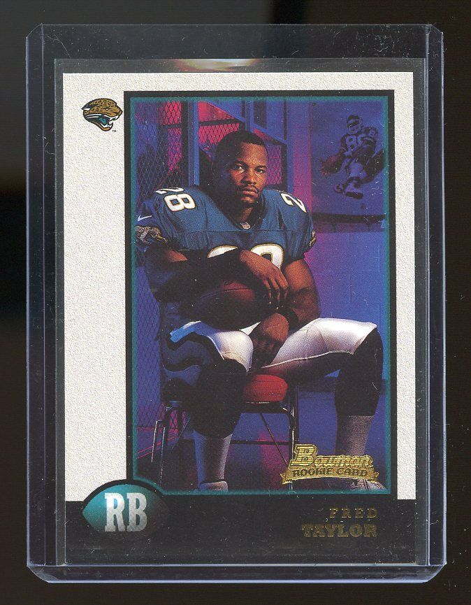 1998 Bowman #11 Fred Taylor Jacksonville Jaguars Rookie Card Image 1