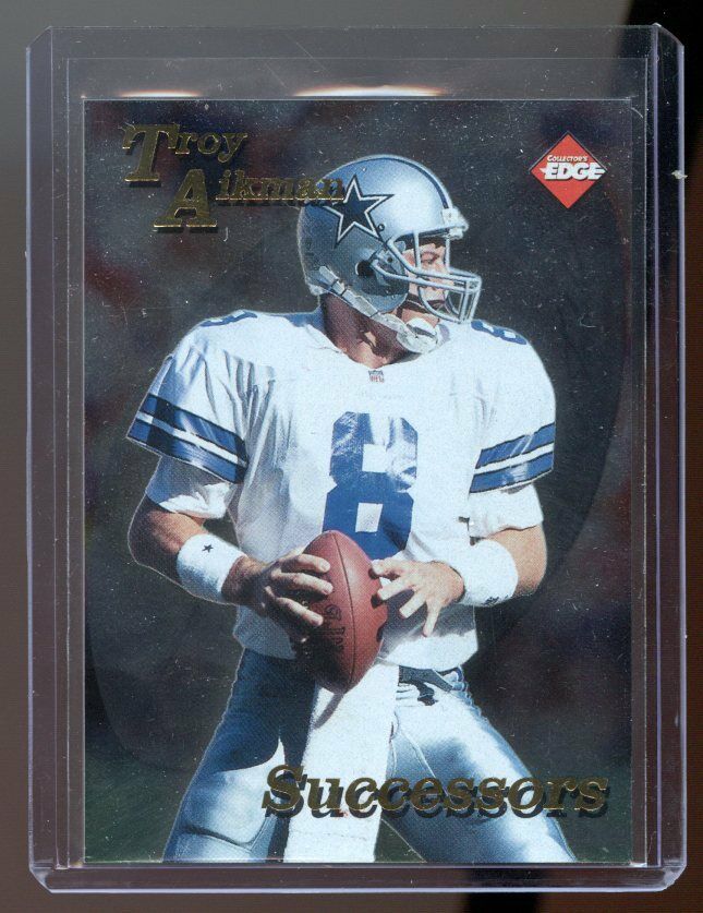 1998 Collector's Edge Successors #1 Troy Aikman Dallas Cowboys Image 1