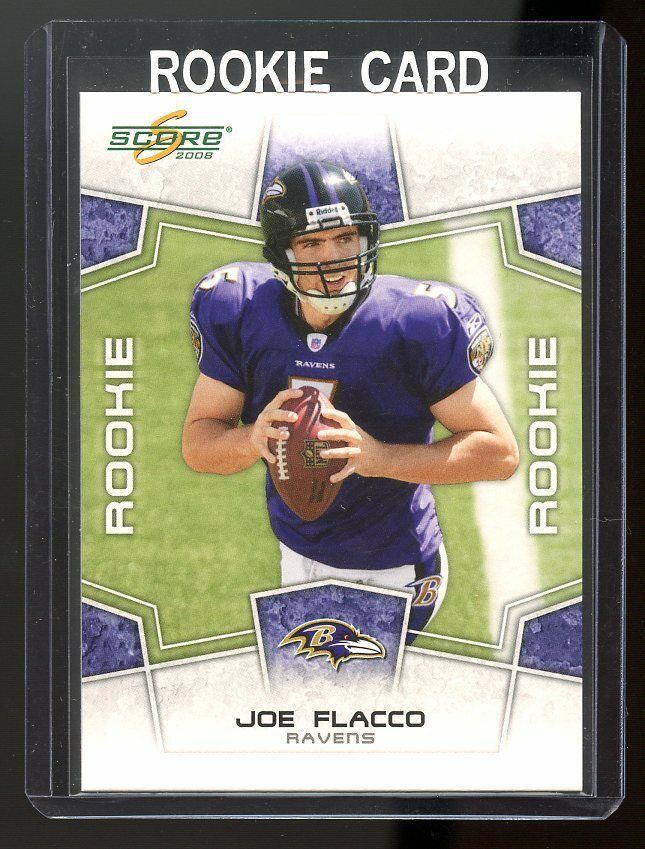 2008 Score #344 Joe Flacco Baltimore Ravens Rookie Card Image 1