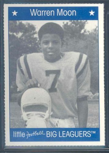 1990 Little Big Leaguers Warren Moon Oilers Little League Photo Image 1