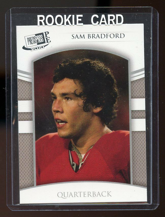 2010 Press Pass #5 Sam Bradford St. Louis Rams Rookie Card Image 1