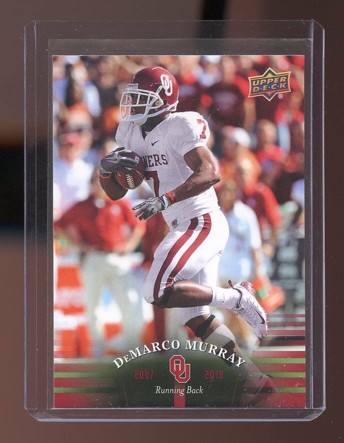 2011 Upper Deck Oklahoma #78 Demarco Murray Rookie Card Image 1