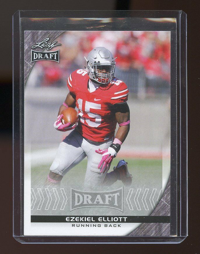 2016 Leaf Draft #31 Ezekiel Elliott Dallas Cowboys Rookie Card Image 1