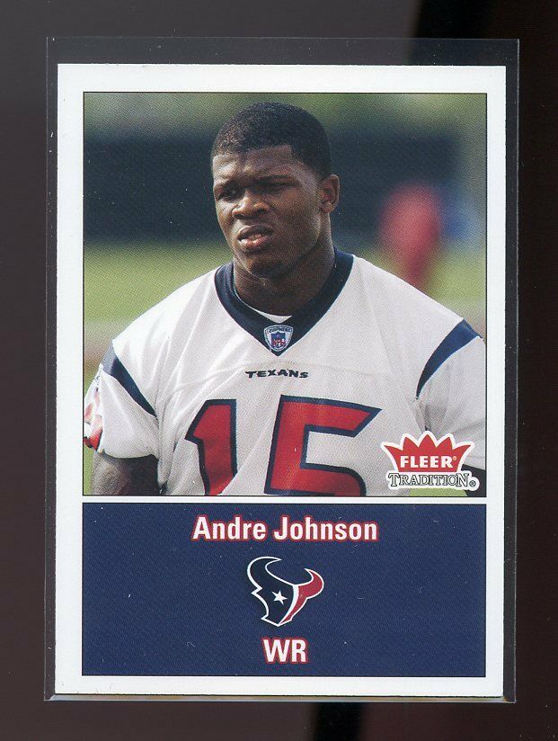 2003 Fleer Tradition #277 Andre Johnson Houston Texans Rookie Card Image 1