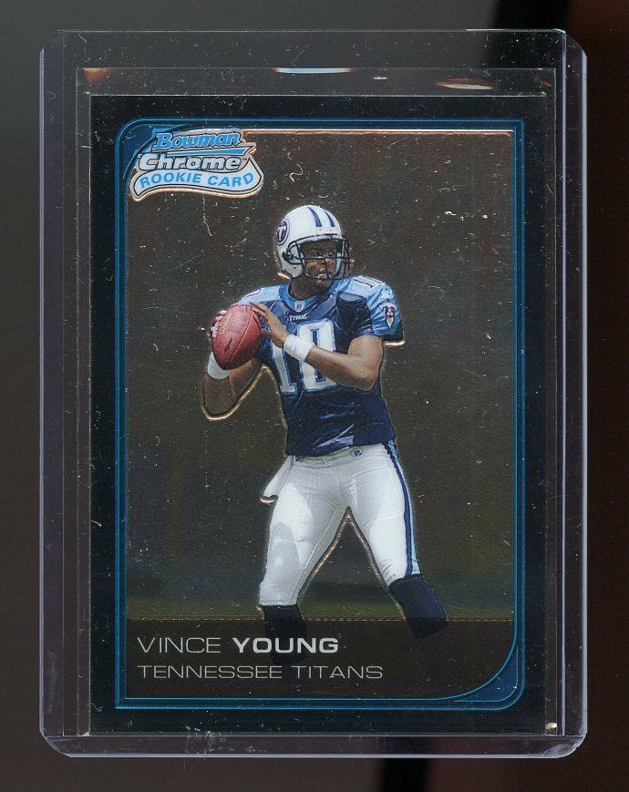 2006 Bowman Chrome #221 Vince Young Tennessee Titans Rookie Card Image 1
