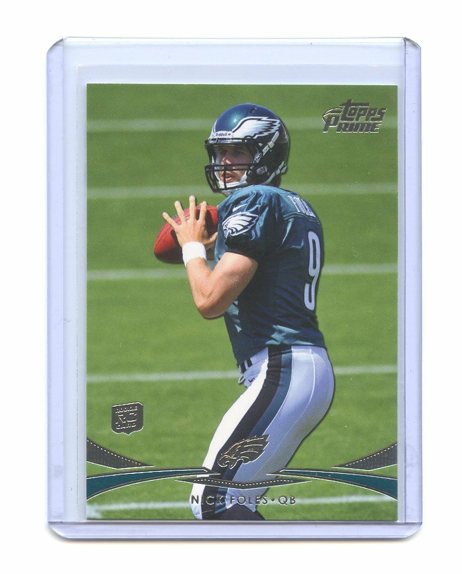 2012 topps prime retail #5 Nick Foles Philadelphia Eagles Rookie Card Image 1