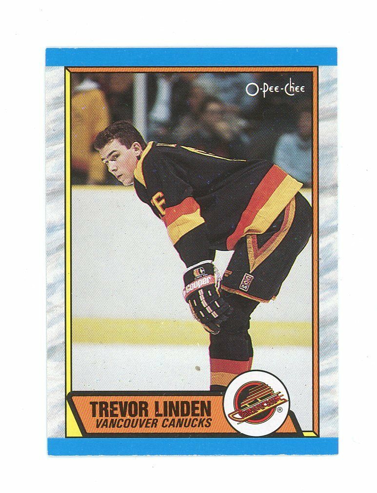 1989-90 O-Pee-Chee #89 Trevor Linden Vancouver Canucks Rookie Card Image 1