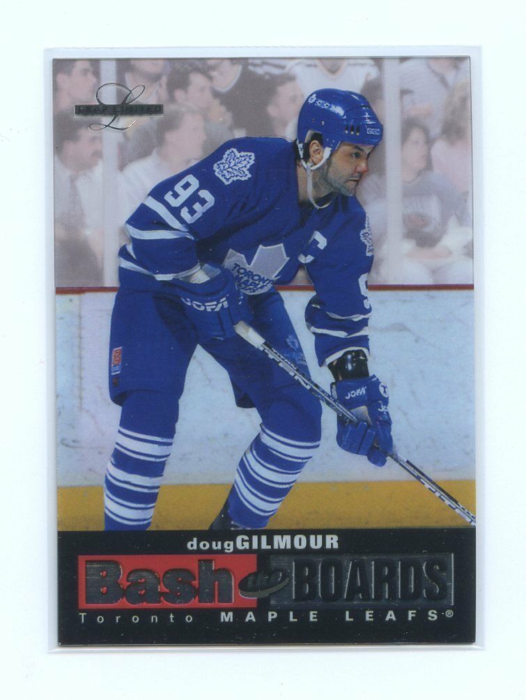 1996-97 Leaf Limited Bash the Boards #4 Doug Gilmour Maple Leafs /2500 Card Image 1